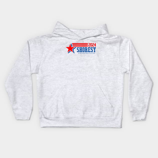 Shoresy 2024 For President Kids Hoodie by idjie